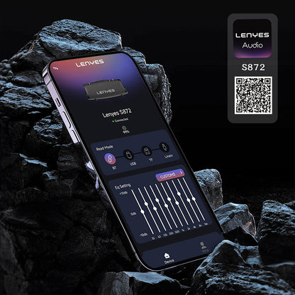 Lenyes S872 RGB Işıklı Taşınabilir Çift Mikrofonlu TWS Bluetooth Speaker Hoparlör v5.3 Siyah