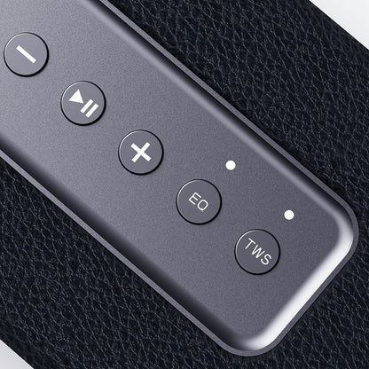 Lenyes S875 Elegance Serisi RGB Işıklı Taşınabilir Su Geçirmez TWS Bluetooth Hoparlör v5.3 40W Bej