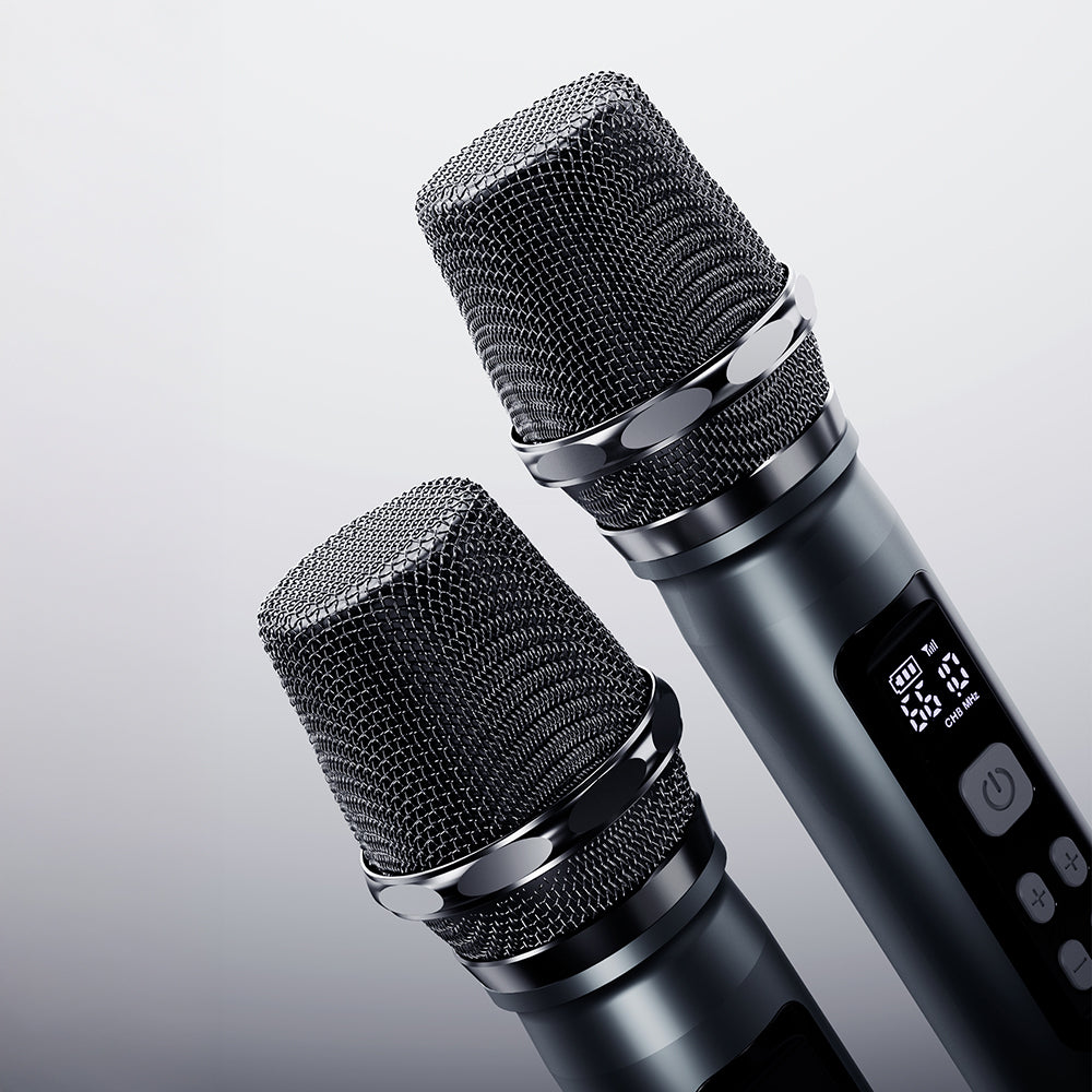 Lenyes Titan 2 Serisi RGB Işıklı Çİft Mikrofonlu Taşınabilir TWS Bluetooth Speaker Hoparlör v5.3 5000mAh Siyah