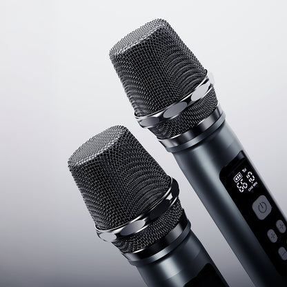 Lenyes Titan 2 Serisi RGB Işıklı Çİft Mikrofonlu Taşınabilir TWS Bluetooth Speaker Hoparlör v5.3 5000mAh Siyah