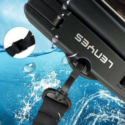 Lenyes WB2002 IP68 Sertifikalı Universal Su Geçirmez 6.7 inç Kılıf Siyah