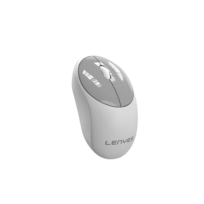 Lenyes WK103 Mekanik 2in1 2.4G Kablosuz Klavye ve 1600 DPI Mouse Seti Gri