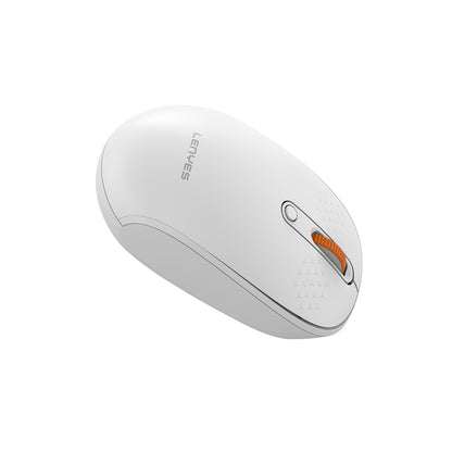 Lenyes WS101 Sessiz Buton Tasarımlı Ergonomik 2.4G Kablosuz Mouse 1600 DPI Beyaz