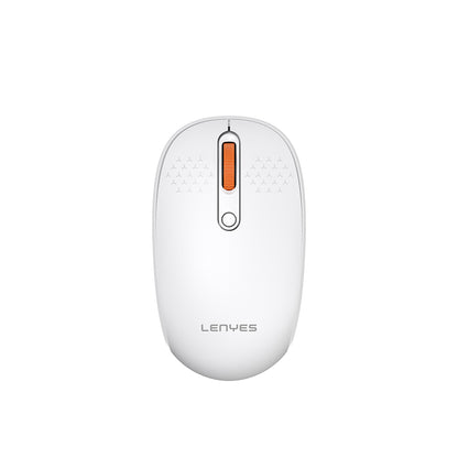 Lenyes WS101 Sessiz Buton Tasarımlı Ergonomik 2.4G Kablosuz Mouse 1600 DPI Beyaz