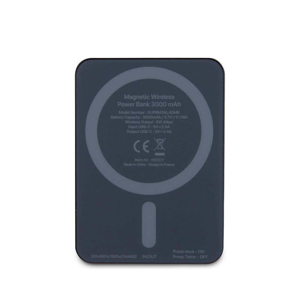 Mercedes Benz Led Işıklı Göstergeli M-safe Magnetik Orjinal Lisanslı Powerbank 3000 Mah Siyah