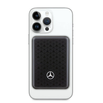 Mercedes Benz Led Işıklı Göstergeli M-safe Magnetik Orjinal Lisanslı Powerbank 5000 Mah Siyah