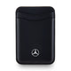 Mercedes Benz Orjinal Lisanslı 2 Hazneli Metal Logolu Deri Magnetik Kartlık