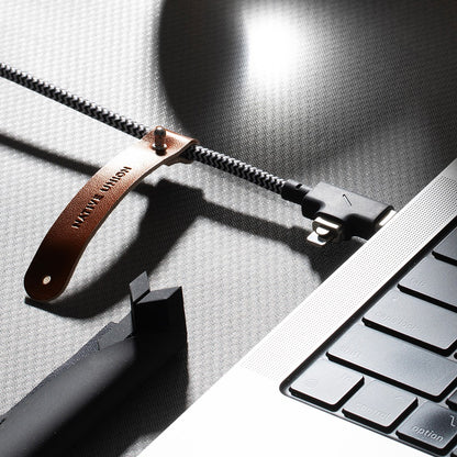 Native Union Belt Serisi Duo Pro Type-C to Type-C - Lightning Şarj Kablosu 240W 2.4M