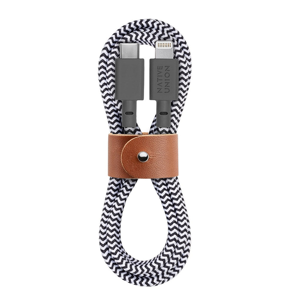 Native Union Belt Serisi Type-C to Lightning Şarj Kablosu 1.2M