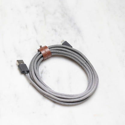 Native Union Belt Serisi USB-A to Lightning Şarj Kablosu 3M