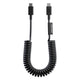 Native Union POP Serisi Type-C to Type-C Spiralli Şarj Kablosu 60W 1.2M