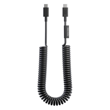 Native Union POP Serisi Type-C to Type-C Spiralli Şarj Kablosu 60W 2.4M