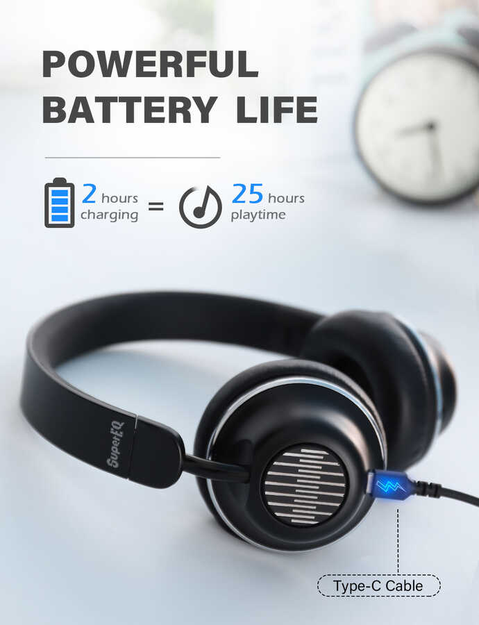 Oneodio S2 Bluetooth Kulaklık Siyah