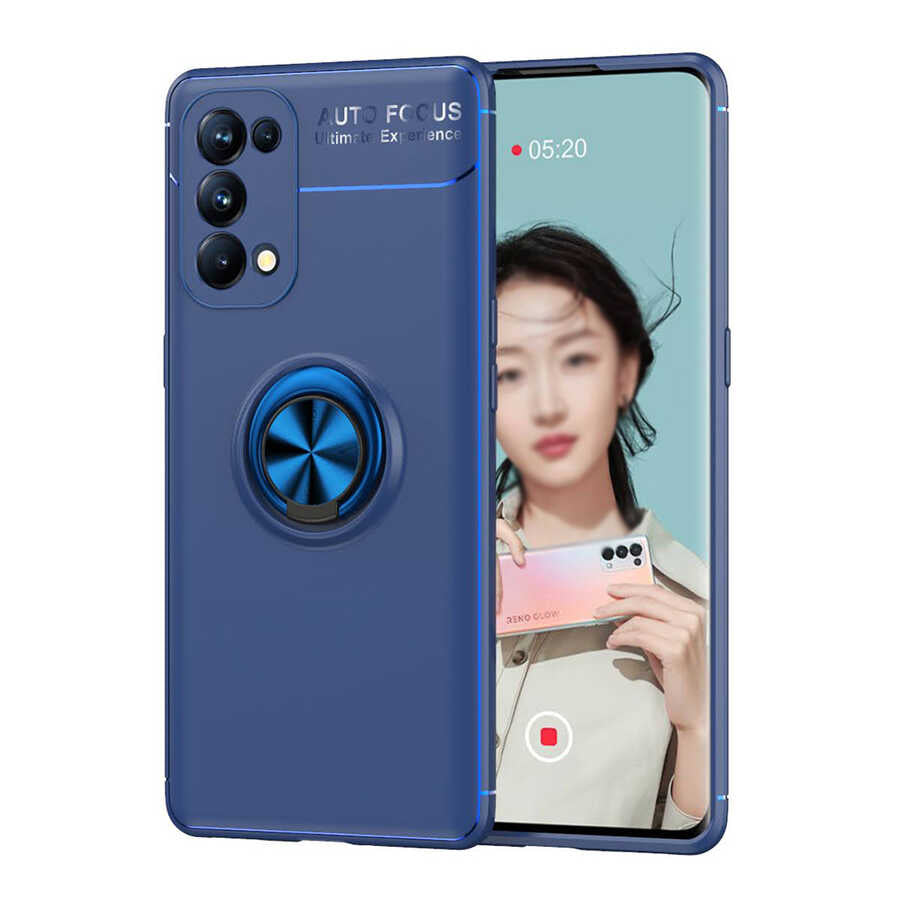 Oppo Reno 5 Pro 5G Kılıf Zore Ravel Silikon Kapak