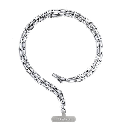 Picocici Siyah Taş Tasarımlı Üç Boyutlu Kelebek Telefon Bilek Askı Zinciri Gold