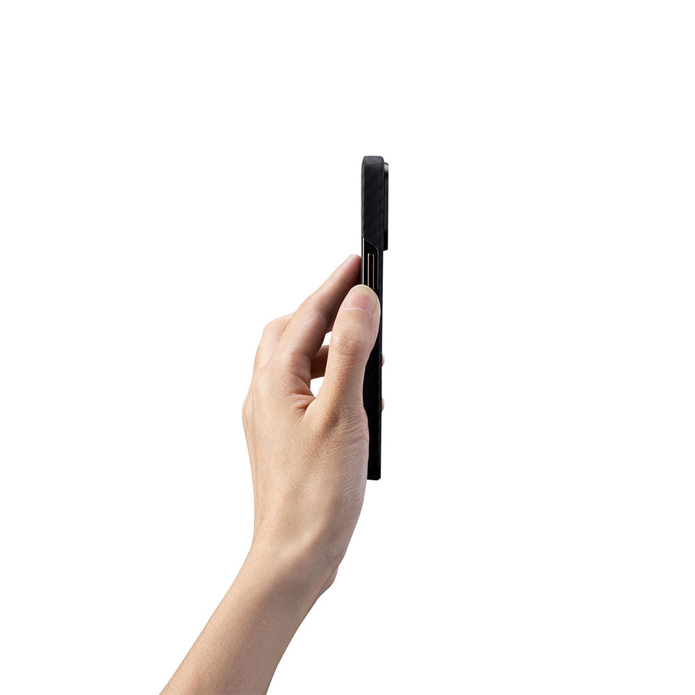 Pitaka MagEZ Card Sleeve 3.0 PU Deri Magnetik Kartlık Siyah