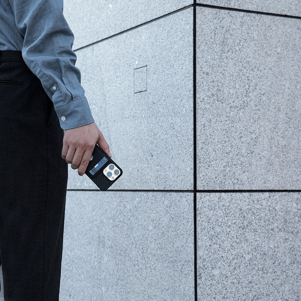 Pitaka MagEZ Card Sleeve 3.0 PU Deri Magnetik Kartlık Siyah