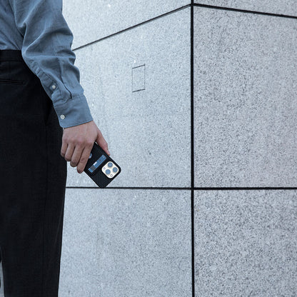 Pitaka MagEZ Card Sleeve 3.0 PU Deri Magnetik Kartlık Siyah