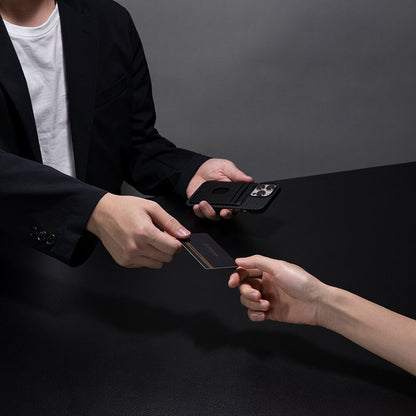 Pitaka MagEZ Card Sleeve 3.0 PU Deri Magnetik Kartlık Siyah