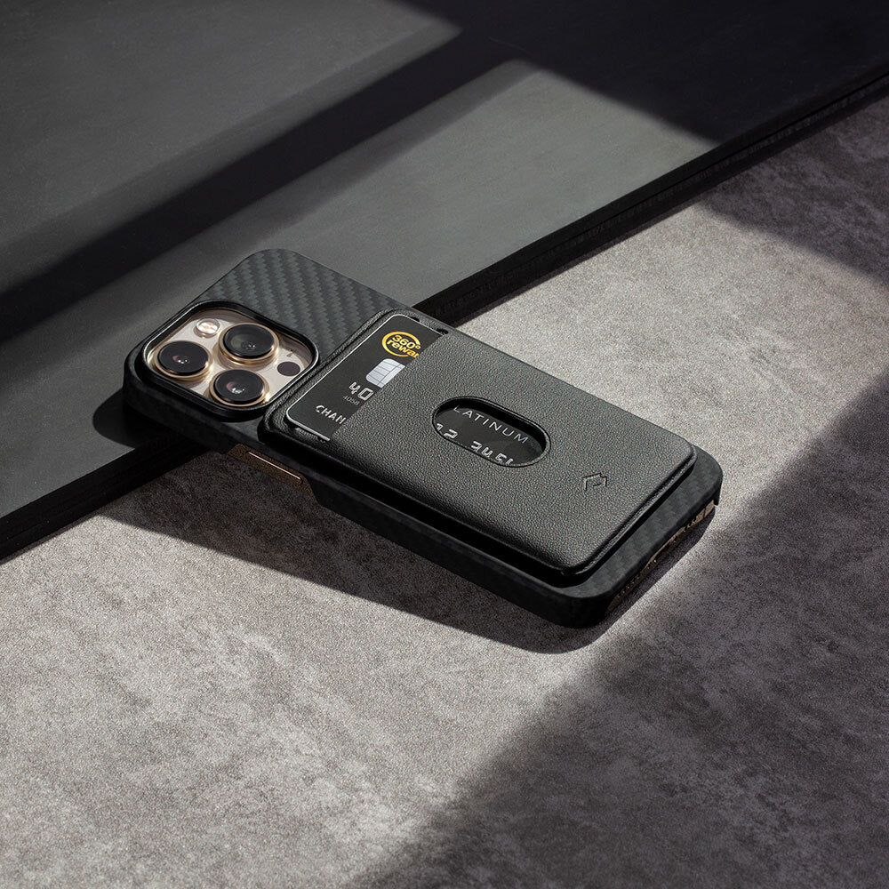 Pitaka MagEZ Card Sleeve 3.0 PU Deri Magnetik Kartlık Siyah