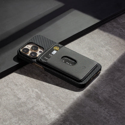 Pitaka MagEZ Card Sleeve 3.0 PU Deri Magnetik Kartlık Siyah