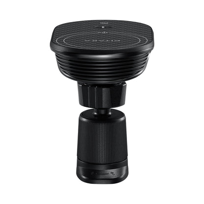 Pitaka MagEZ Pro 2 M-safe Şarj Özellikli Qi2 Aramid Fiber Araç Telefon Tutucu Siyah