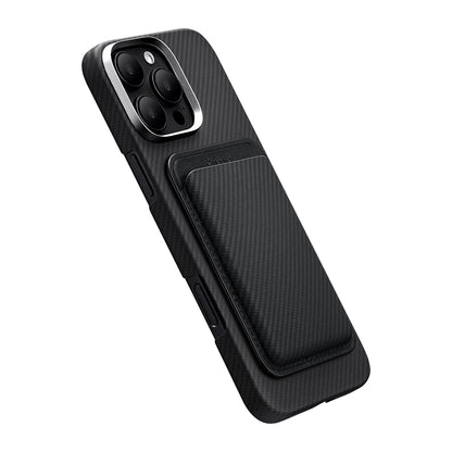 Pitaka Magnetic Woven Serisi Aramid Fiber Magnetik Kartlık Siyah