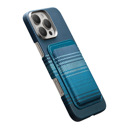 Pitaka Magnetic Woven Serisi Aramid Fiber Magnetik Kartlık Kahverengi