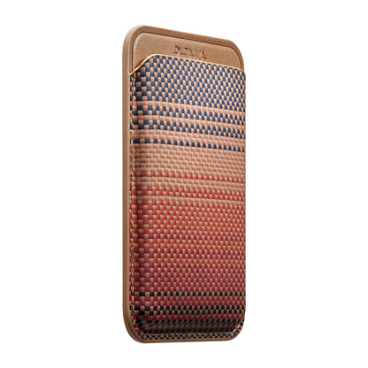 Pitaka Magnetic Woven Serisi Aramid Fiber Magnetik Kartlık Siyah