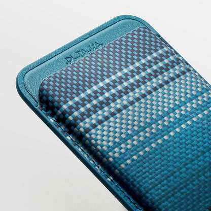 Pitaka Magnetic Woven Serisi Aramid Fiber Magnetik Kartlık Siyah