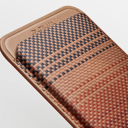 Pitaka Magnetic Woven Serisi Aramid Fiber Magnetik Kartlık Siyah