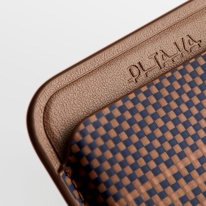 Pitaka Magnetic Woven Serisi Aramid Fiber Magnetik Kartlık Kahverengi