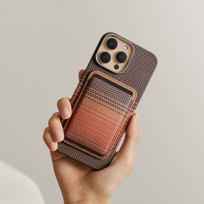 Pitaka Magnetic Woven Serisi Aramid Fiber Magnetik Kartlık Mavi