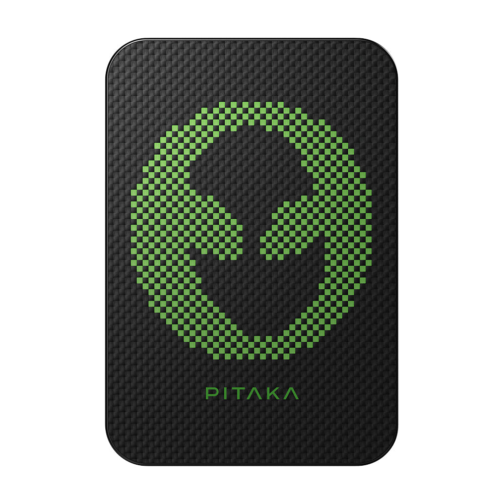 Pitaka Tactile Woven Qi2 Şarj Teknolojili Aramid Fiber M-Safe Powerbank 15W 5000mAh Kahverengi