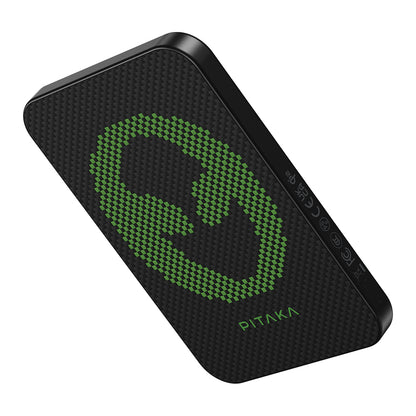 Pitaka Tactile Woven Qi2 Şarj Teknolojili Aramid Fiber M-Safe Powerbank 15W 5000mAh Mavi