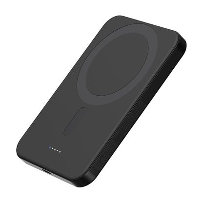 Pitaka Tactile Woven Qi2 Şarj Teknolojili Aramid Fiber M-Safe Powerbank 15W 5000mAh Siyah