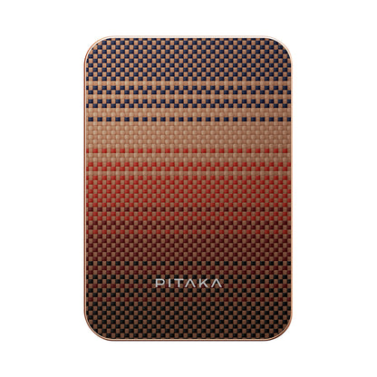 Pitaka Tactile Woven Qi2 Şarj Teknolojili Aramid Fiber M-Safe Powerbank 15W 5000mAh Siyah