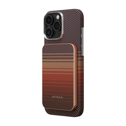 Pitaka Tactile Woven Qi2 Şarj Teknolojili Aramid Fiber M-Safe Powerbank 15W 5000mAh Siyah