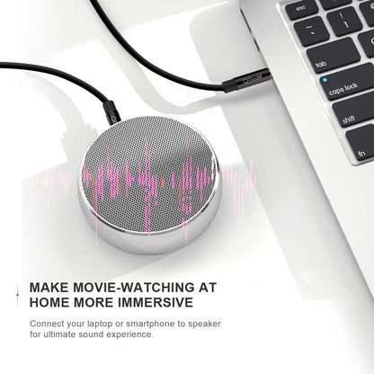 Qgeem QG-AU04 3.5mm Aux Audio Kablo 3M Siyah