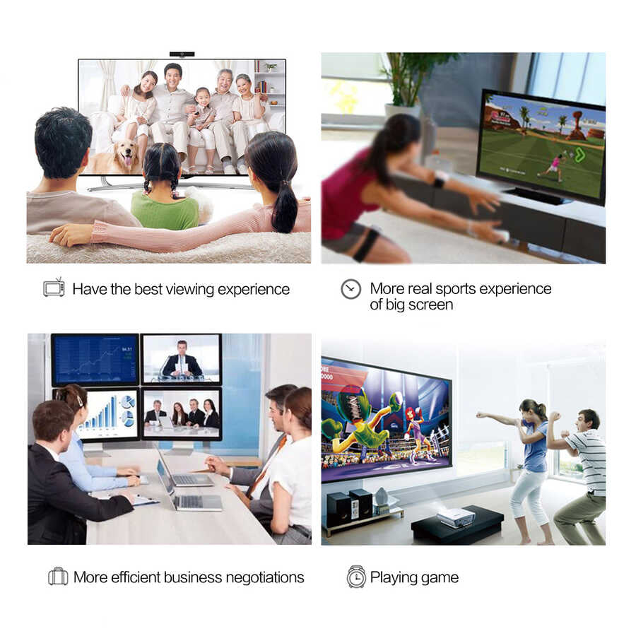 Qgeem QG-AV13 HDMI Kablo 3M Siyah