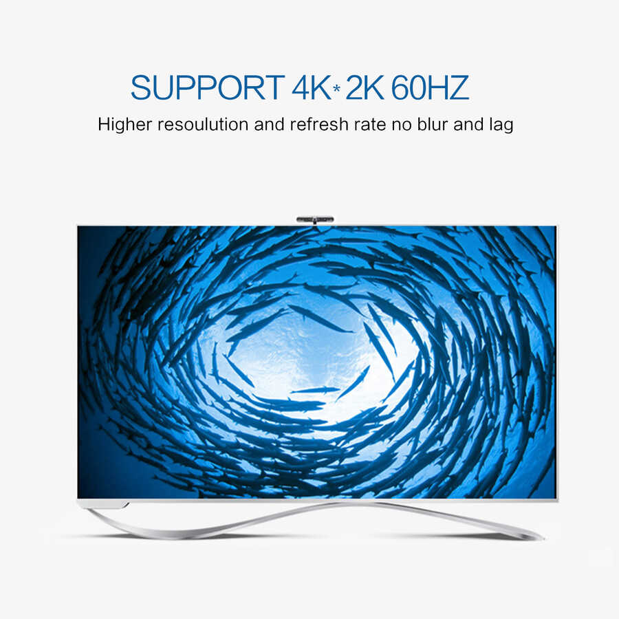 Qgeem QG-AV13 HDMI Kablo 0.5M Siyah