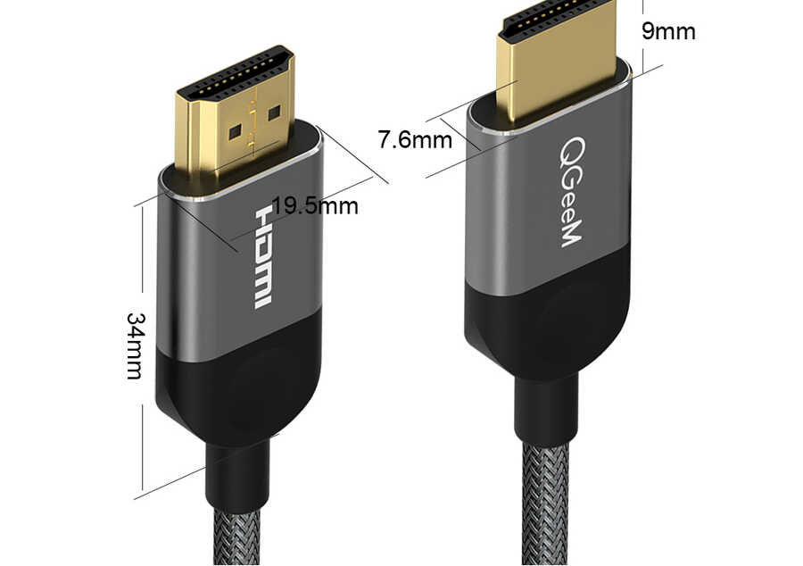 Qgeem QG-AV14 HDMI Kablo 1M Siyah