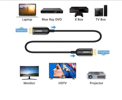 Qgeem QG-AV15 HDMI Kablo 15M Siyah