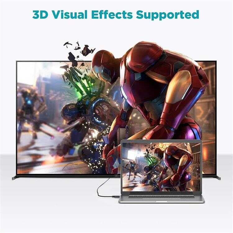 Qgeem QG-AV16 HDMI Kablo 0.91M Siyah