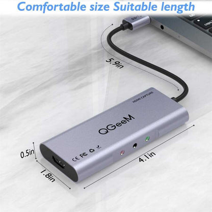 Qgeem QG-CA01 HDMI Hub Siyah