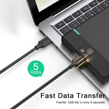 Qgeem QG-CVQ19 Usb To Usb Kablo 0.91M Siyah