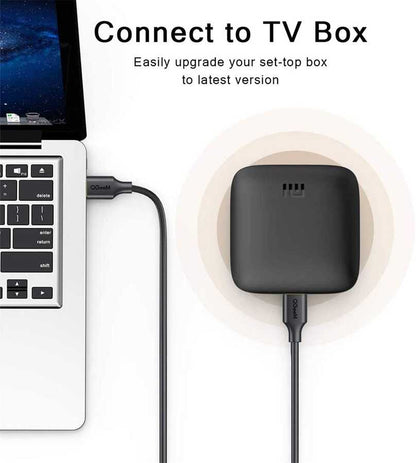 Qgeem QG-CVQ19 Usb To Usb Kablo 0.91M Siyah