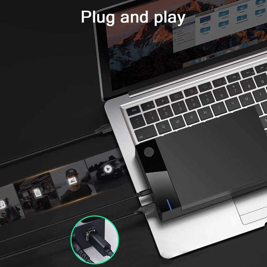 Qgeem QG-CVQ20 Usb Type-A To Usb Type-B Kablo 1.83M Siyah