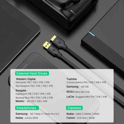 Qgeem QG-CVQ22 Usb To Micro Usb Kablo 0.91M Siyah