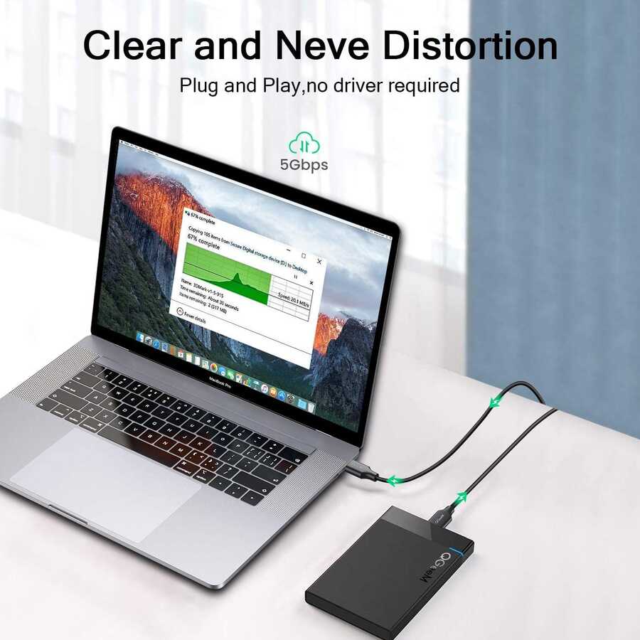 Qgeem QG-CVQ22 Usb To Micro Usb Kablo 1.83M Siyah